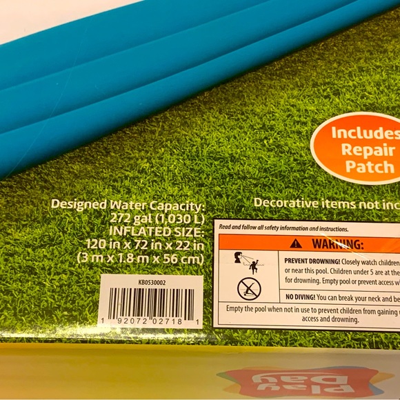 Payday 10ft Family Pool New in box 272 gallon 1030L  120x72x22 inches - Picture 5 of 6